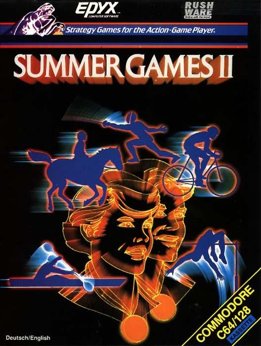 Summer Games II box art for Commodore 64